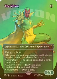 [FOIL] ヴィジョン/The Vision (全面アート版) 【英語版】 [MSH-灰R]