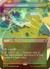 [FOIL] 複合訓練施設/Training Compound (全面アート版) 【英語版】 [MSH-土地R]