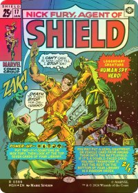 [FOIL] S.H.I.E.L.D.のエージェント、ニック・フューリー/Nick Fury, Agent of S.H.I.E.L.D. (ショーケース版) 【英語版】 [MSH-白R]