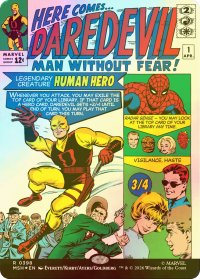 [FOIL] 恐れ知らずの男、デアデビル/Daredevil, Man Without Fear (ショーケース版) 【英語版】 [MSH-金R]