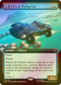 [FOIL] S.H.I.E.L.D.の飛行車/S.H.I.E.L.D. Flying Car (拡張アート版) 【英語版】 [MSH-青R]