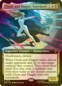 [FOIL] 絡み合う絆、クロークとダガー/Cloak and Dagger, Entwined (拡張アート版) 【英語版】 [MSH-金R]