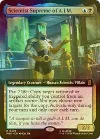 [FOIL] A.I.M.の科学最高責任者/Scientist Supreme of A.I.M. (拡張アート版) 【英語版】 [MSH-金R]