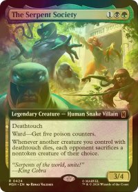 [FOIL] サーペント・ソサエティ/The Serpent Society (拡張アート版) 【英語版】 [MSH-金R]