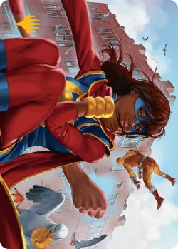 画像1: ミズ・マーベル、カマラ・カーン/Ms. Marvel, Kamala Khan No.005 (箔押し版) 【日本語】 [MSH-アート]