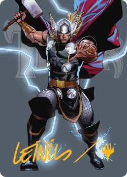 画像1: 雷神、ソー/Thor, God of Thunder No.026 (箔押し版) 【英語版】 [MSH-アート]