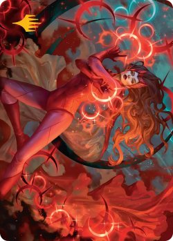画像1: 魔性のアベンジャーズ、スカーレット・ウィッチ/Scarlet Witch, Chaotic Avenger No.038 (箔押し版) 【日本語】 [MSH-アート]