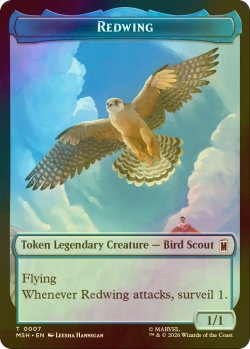画像1: [FOIL] レッドウィング/REDWING & ザブー/ZABU 【英語版】 [MSH-トークン]
