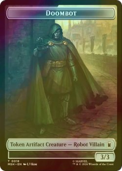 画像2: [FOIL] マーフォーク/MERFOLK & ドゥームボット/DOOMBOT 【英語版】 [MSH-トークン]