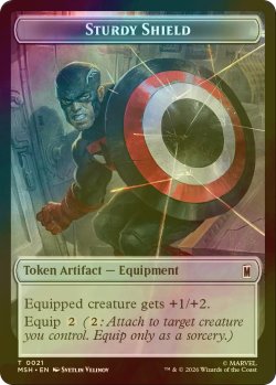 画像2: [FOIL] タイガーゴッド/THE TIGER GOD & 頑丈な盾/STURDY SHIELD 【英語版】 [MSH-トークン]