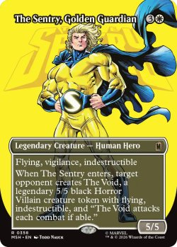 画像1: 金色の守護者、セントリー/The Sentry, Golden Guardian (全面アート版) 【英語版】 [MSH-白R]