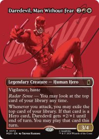 恐れ知らずの男、デアデビル/Daredevil, Man Without Fear No.372 (全面アート版) 【英語版】 [MSH-金R]
