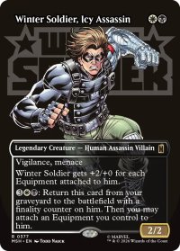 冷徹な暗殺者、ウィンター・ソルジャー/Winter Soldier, Icy Assassin (全面アート版) 【英語版】 [MSH-金R]