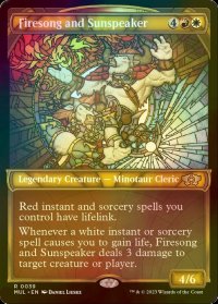 [FOIL] ファイアソングとサンスピーカー/Firesong and Sunspeaker (海外産ブースター版) 【英語版】 [MUL-金R]