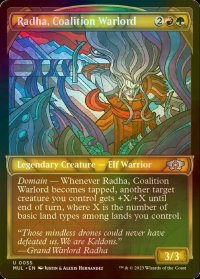 [FOIL] 連合の大将軍、ラーダ/Radha, Coalition Warlord 【英語版】 [MUL-金U]