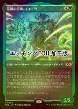 [FOIL] 霊園の庭師、イェドラ/Yedora, Grave Gardener (エッチング仕様・海外産ブースター版) 【日本語版】 [MUL-緑R]