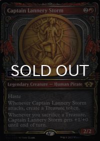 [FOIL] 風雲船長ラネリー/Captain Lannery Storm (シリアル003/500) 【英語版】 [MUL-赤R]