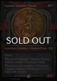 [FOIL] 風雲船長ラネリー/Captain Lannery Storm (シリアル123/500) 【英語版】 [MUL-赤R]