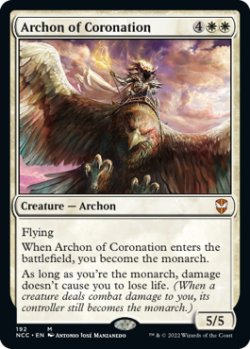 画像1: 戴冠のアルコン/Archon of Coronation 【英語版】 [NCC-白MR]