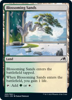 画像1: 花咲く砂地/Blossoming Sands 【英語版】 [NEO-土地C]