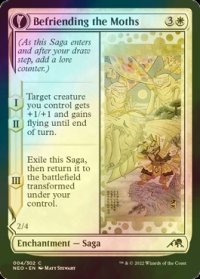 [FOIL] 蛾との親睦/Befriending the Moths 【英語版】 [NEO-白C]