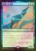 [FOIL] 渦巻く空、開璃/Kairi, the Swirling Sky (海外産ブースター版) 【日本語版】 [NEO-青MR]