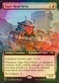 [FOIL] 大峨頭の兜/Ogre-Head Helm (拡張アート版) 【英語版】 [NEO-赤R]