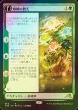 [FOIL] 麒麟の教え/Teachings of the Kirin (ショーケース・海外産ブースター版) 【日本語版】 [NEO-緑R]