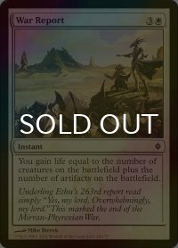 [FOIL] 戦争報告/War Report 【英語版】 [NPH-白C]