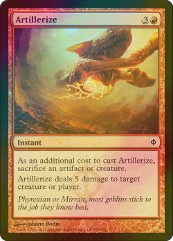 画像1: [FOIL] 石弾化/Artillerize 【英語版】 [NPH-赤C]
