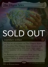 [FOIL] 金線の酒杯/The Filigree Sylex (拡張アート版) 【英語版】 [ONE-灰R]