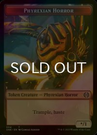 [FOIL] ファイレクシアン・ホラー/PHYREXIAN HORROR No.004 【英語版】 [ONE-トークン]