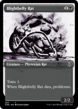 【予約】腐り腹のネズミ/Blightbelly Rat (全面アート版) 【英語版】 [ONE-黒C] (予約E)