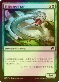 [FOIL] 巨森を喰らうもの/Vastwood Gorger 【日本語版】 [ORI-緑C]