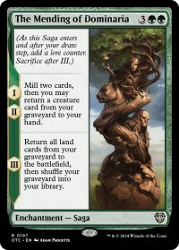 ドミナリアの大修復/The Mending of Dominaria 【英語版】 [OTC-緑R]