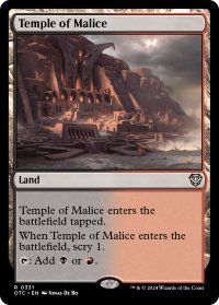 悪意の神殿/Temple of Malice 【英語版】 [OTC-土地R]