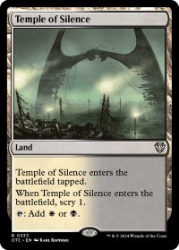静寂の神殿/Temple of Silence 【英語版】 [OTC-土地R]
