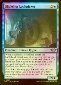 [FOIL] 精鋭射手団の鍵開け/Slickshot Lockpicker 【英語版】 [OTJ-青U]