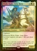 [FOIL] アティインの英雄、ワイリー・デューク/Wylie Duke, Atiin Hero 【英語版】 [OTJ-金R]