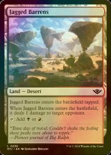 [FOIL] 鋸歯の痩せ地/Jagged Barrens 【英語版】 [OTJ-土地C]