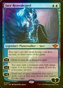 画像1: [FOIL] 再覚醒したジェイス/Jace Reawakened (海外産ブースター版) 【英語版】 [OTJ-青MR]