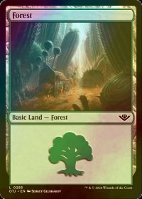 [FOIL] 森/Forest No.285 【英語版】 [OTJ-土地C]