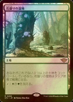 画像1: [FOIL] 花盛りの湿地/Blooming Marsh 【日本語版】 [OTJ-土地R]