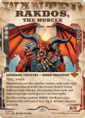 用心棒、ラクドス/Rakdos, the Muscle (ショーケース版) 【英語版】 [OTJ-金MR]