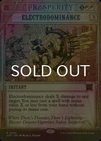 [FOIL] 雷電支配/Electrodominance (海外産ブースター版) 【英語版】 [OTP-赤R]