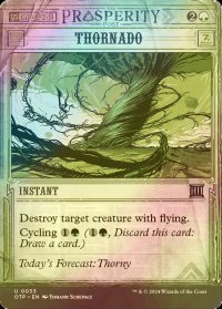 [FOIL] 棘竜巻/Thornado 【英語版】 [OTP-緑U]