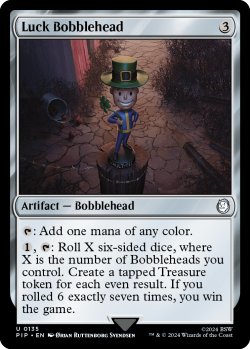画像1: ラックのボブルヘッド/Luck Bobblehead 《特価品》 【英語版】 [PIP-灰U]