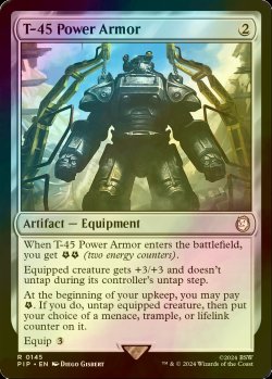 画像1: [FOIL] T-45パワーアーマー/T-45 Power Armor No.145 【英語版】 [PIP-灰R]