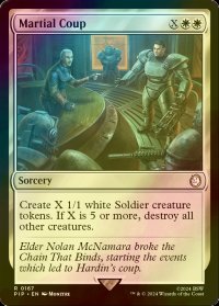 [FOIL] 軍部政変/Martial Coup No.167 【英語版】 [PIP-白R]