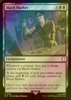 画像1: [FOIL] 闇市場/Black Market No.183 【英語版】 [PIP-黒R]